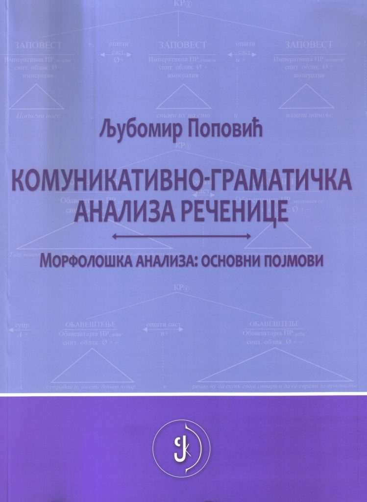 Book Cover: Љубомир Поповић: Комуникативно-граматичка анализа реченице